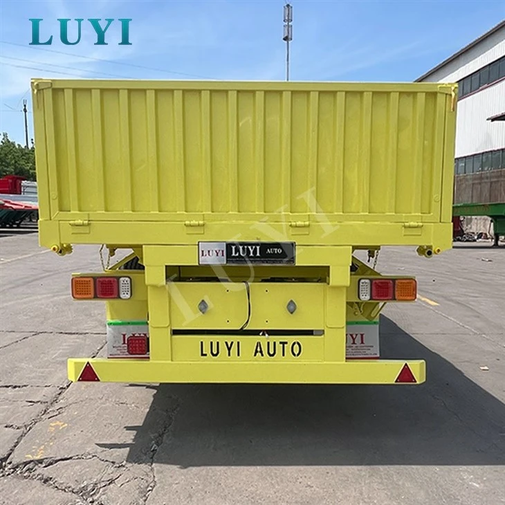 3 Axle Detachable Sidewall Semi Trailer high quality