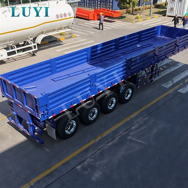 Factory Direct 4 Axle Sidewall Semi Trailer For Bulk Goods Delivery best